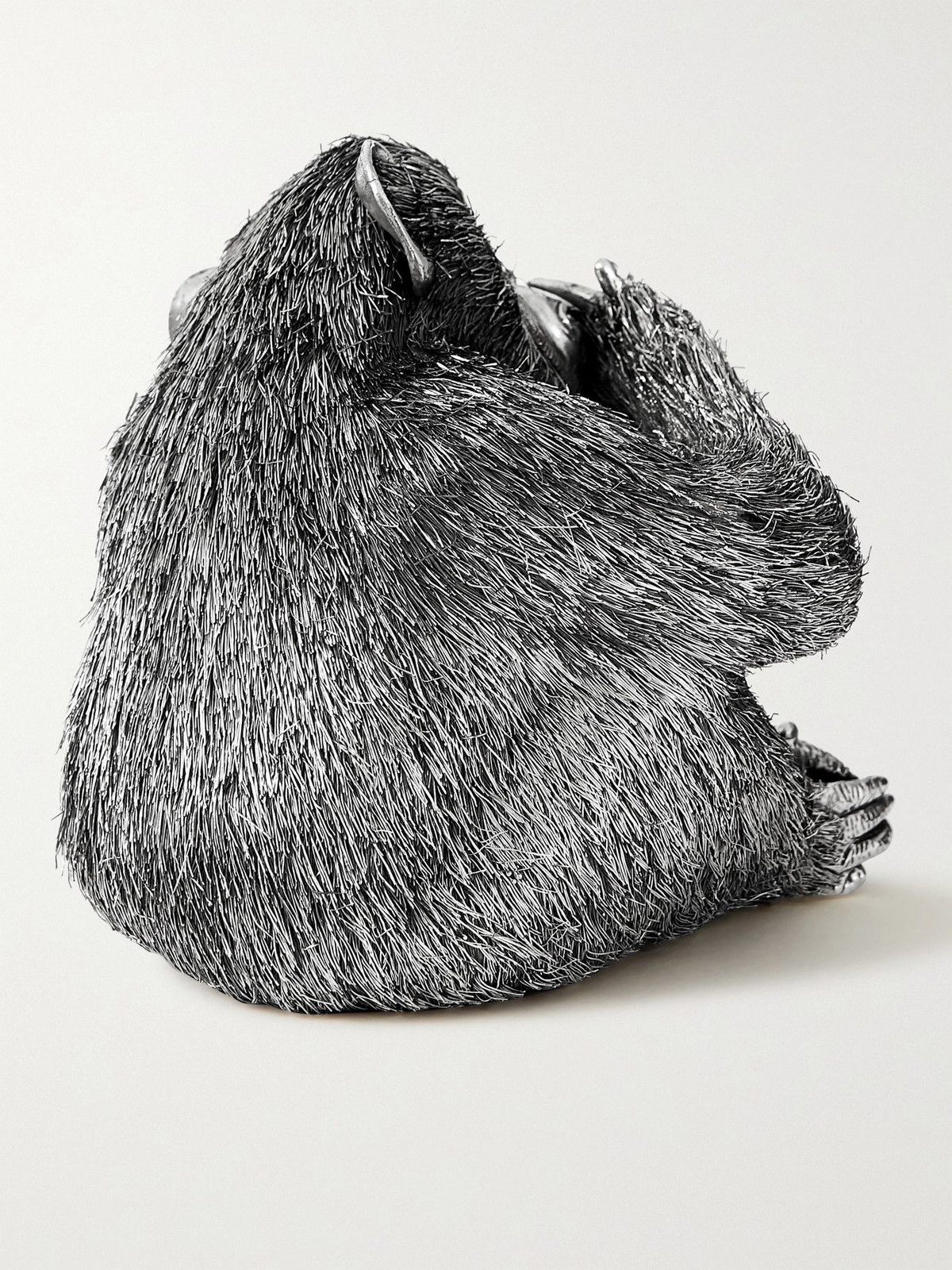 BUCCELLATI - Speak-No-Evil Monkey Silver Ornament