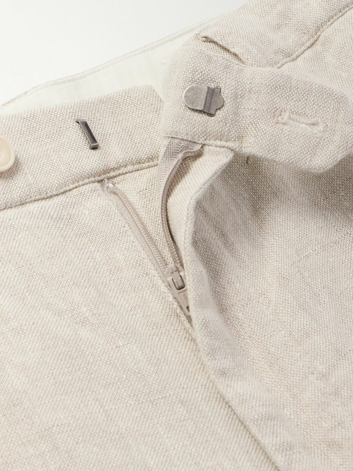 M _ (NAVY)Linen Stripe Club Shorts (6131003) main image 1