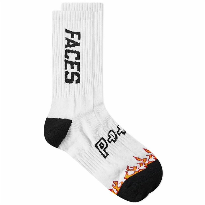 Photo: PLACES+FACES Men's Flame Sock in White