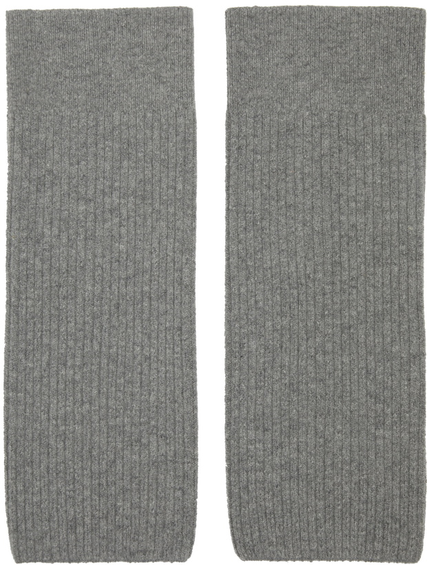 Photo: Dries Van Noten Grey Tackle Leg Warmers