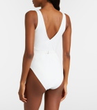 Tory Burch Double T belted swimsuit