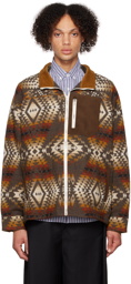 Junya Watanabe Brown Pendleton Edition Jacket