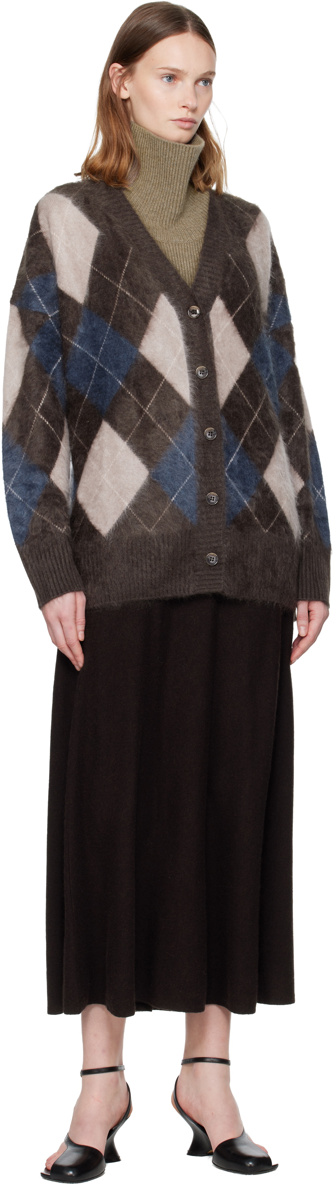 LISA YANG Brown Elaria Cardigan