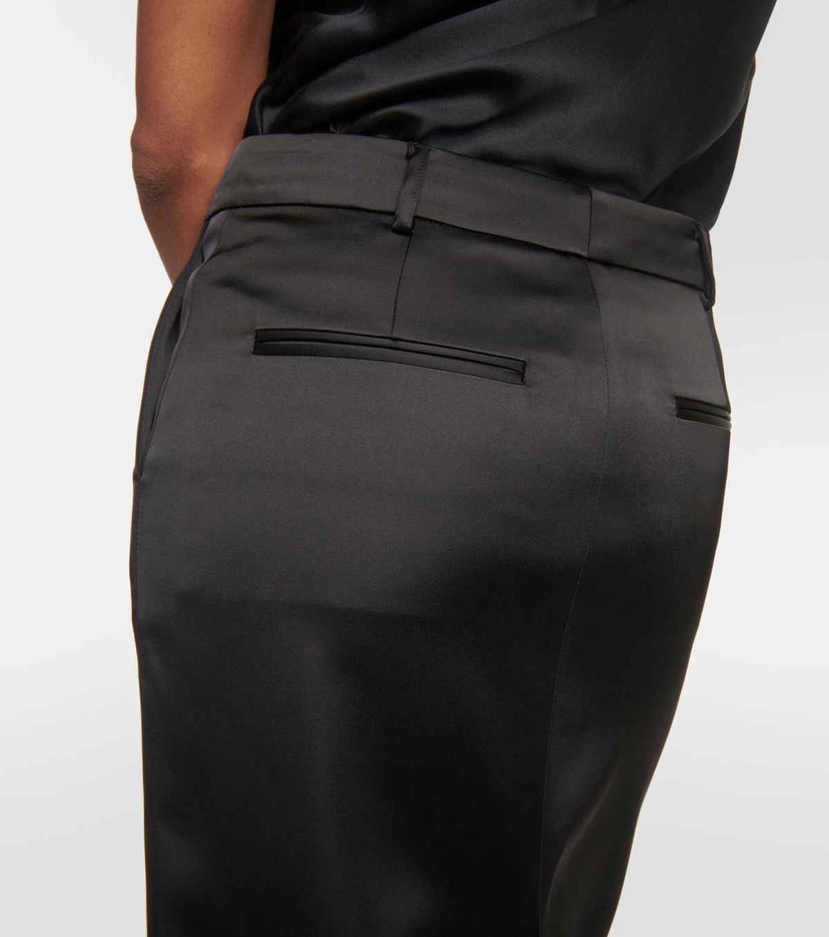 Giuseppe di Morabito Satin maxi skirt