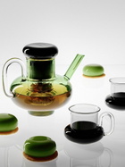 Tom Dixon Black Bump Glass Teacup Set