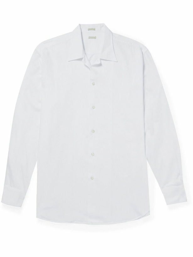 Photo: Massimo Alba - Cotton-Gabardine Shirt - White