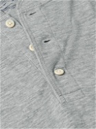 Faherty - Cloud Pima Cotton and Modal-Blend Jersey Henley T-Shirt - Gray