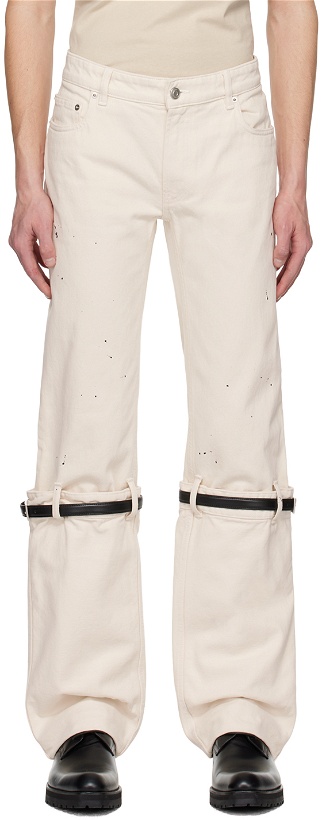 Photo: Coperni White Hybrid Jeans
