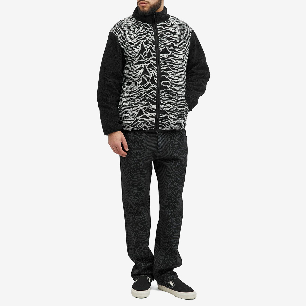 Pleasures Men's Disorder Fuzzy Jacket in Black