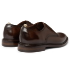 Officine Creative - Emory Burnished-Leather Oxford Shoes - Brown