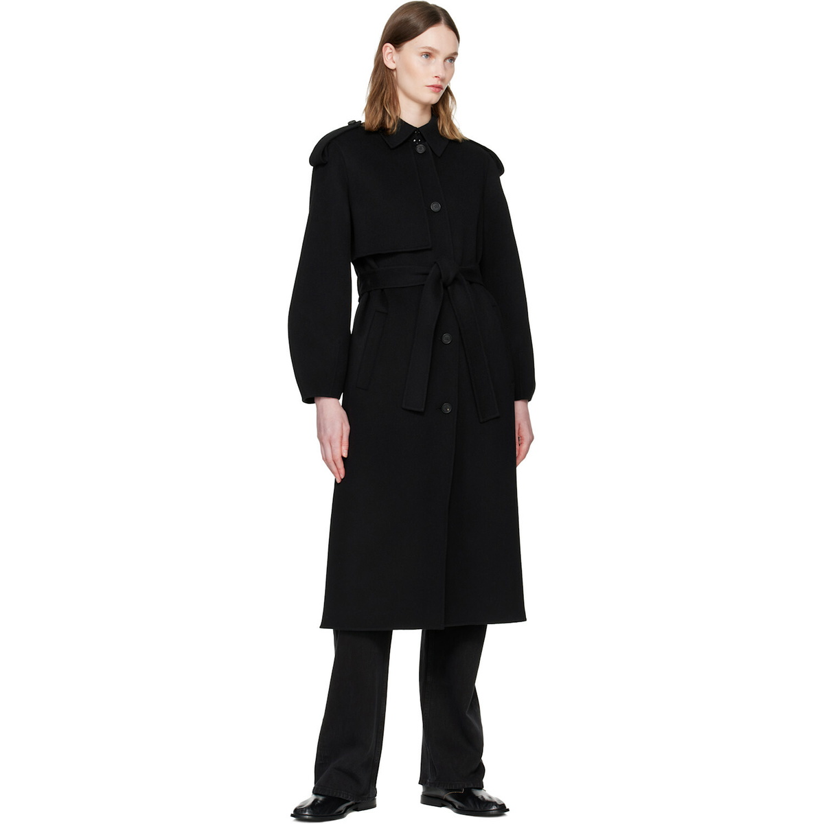 MACKAGE Black CEYLA Double-Face Wool Coat
