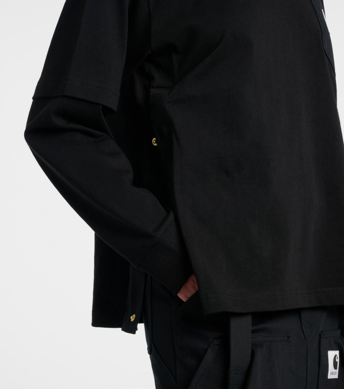 Sacai x Carhartt cotton jersey sweatshirt