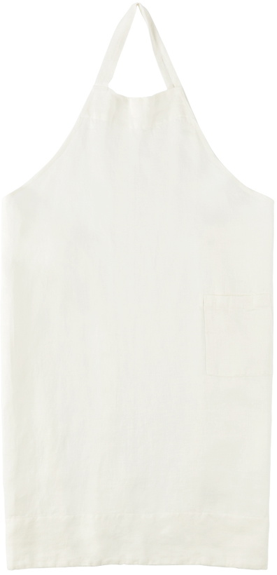 Photo: Tekla Off-White Linen Apron