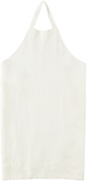 Tekla Off-White Linen Apron