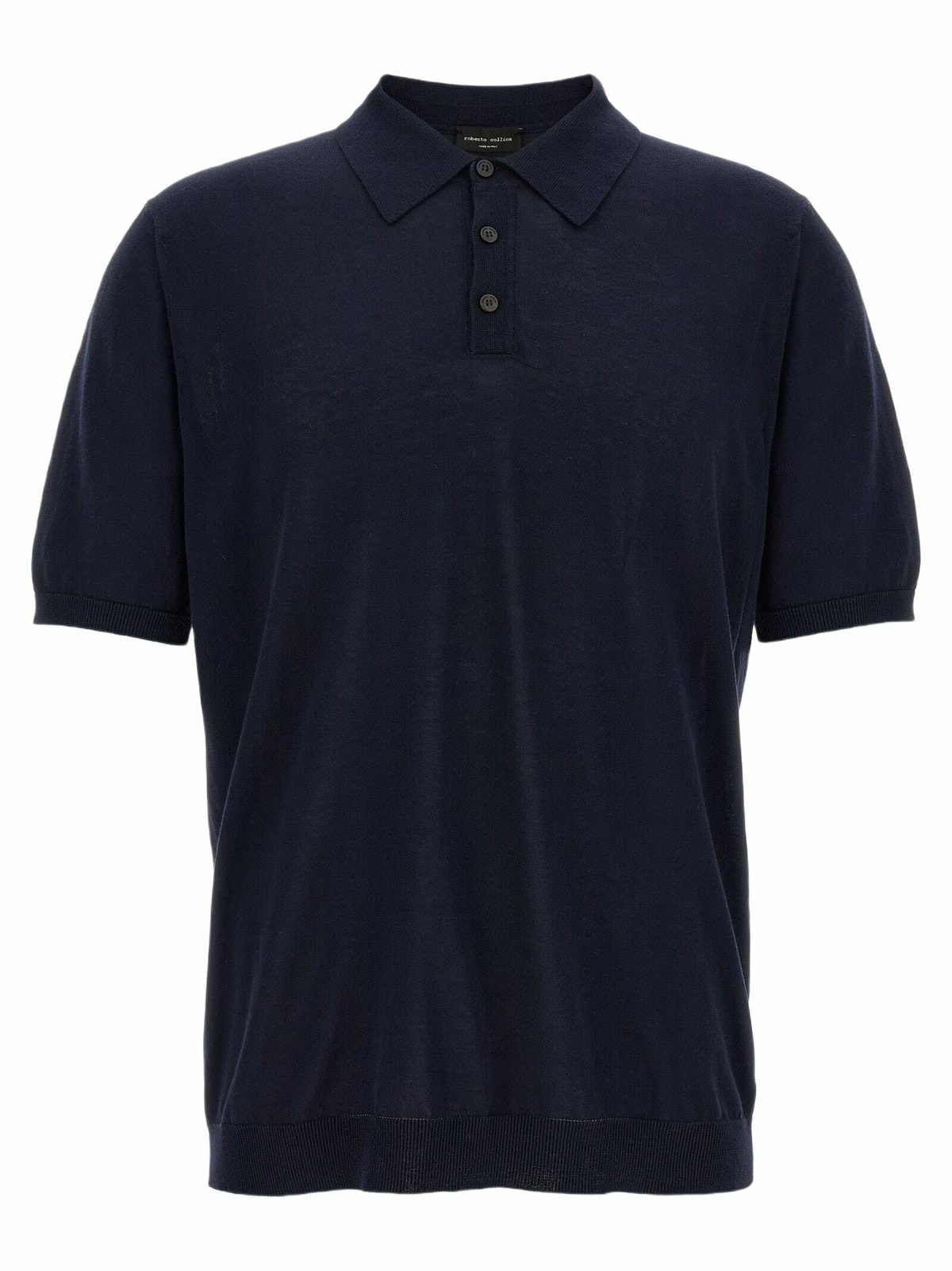 Roberto Collina mesh cotton polo