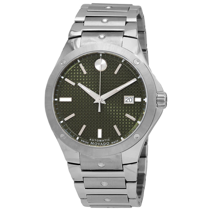 Photo: Movado SE Automatic Green Dial Mens Watch 0607645