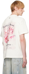 WOOYOUNGMI Off-White Flower Back Logo T-shirt