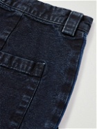 Blue Blue Japan - Tapered Panelled Patchwork Denim Trousers - Blue