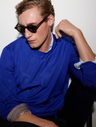TOM FORD - Oliver 02 Round-Frame Acetate Sunglasses - Black