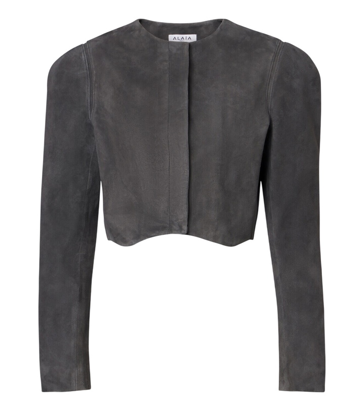 Photo: Alaïa Cropped suede jacket