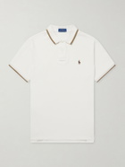 Polo Ralph Lauren - Logo-Embroidered Cotton-Piqué Polo Shirt - Neutrals