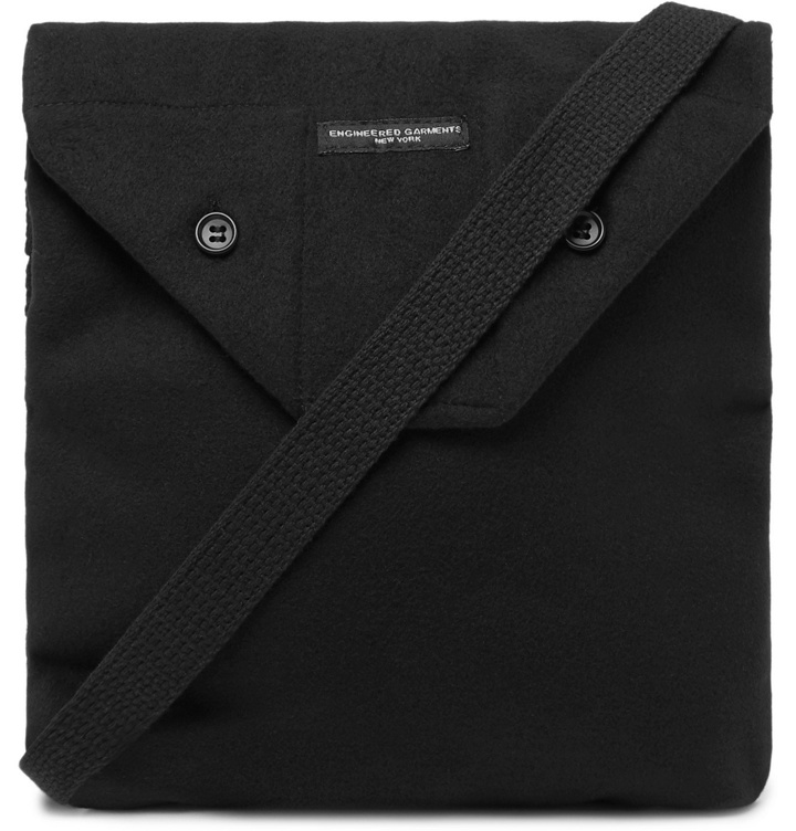 Photo: Engineered Garments - Leopard-Print Velvet Messenger Bag - Black