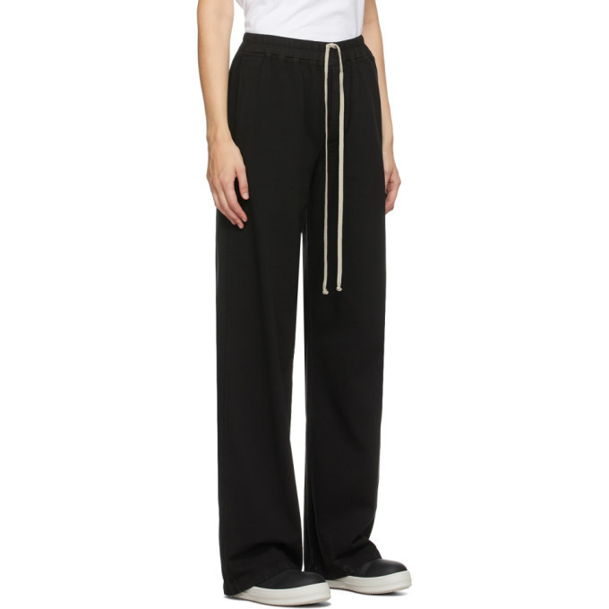 Rick Owens Drkshdw Black Jet Drawstring Lounge Pants Rick Owens