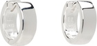 Laura Lombardi Silver Forza Hoop Earrings