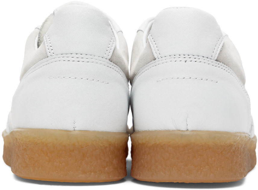 【MM6 Maison Margiela】6 Court Sneakers White White 6 Court Sneakers by MM6 Maison Margiela on Sale