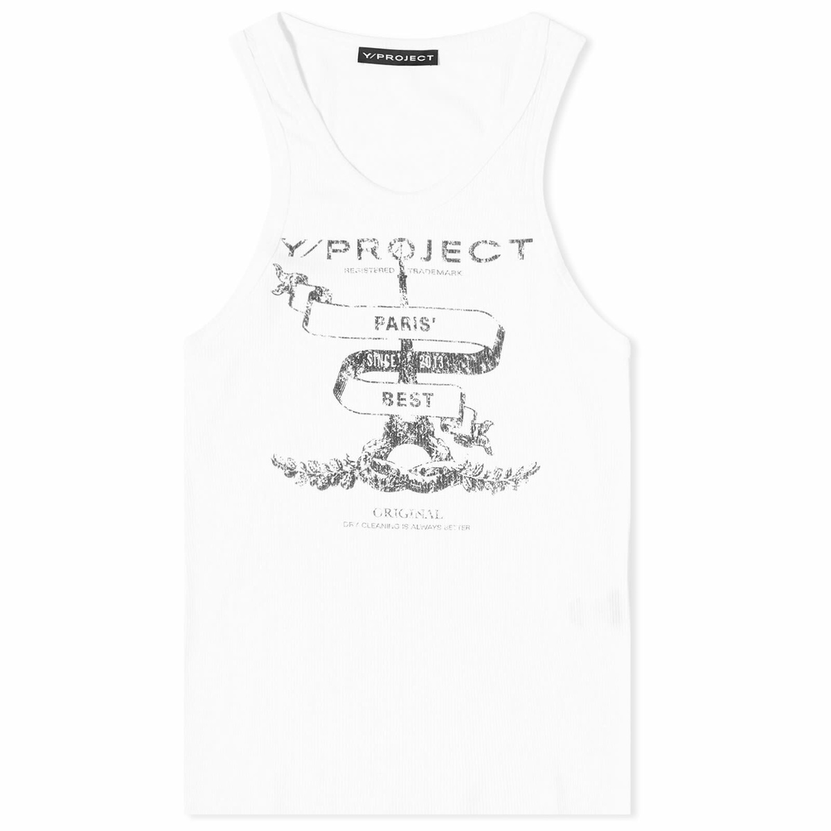 Y-Project Women's Paris' Best Tank Top in White Y/Project