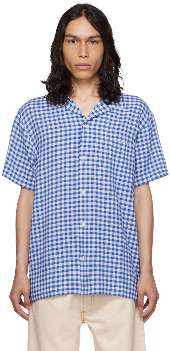 YMC Blue Malick Shirt YMC