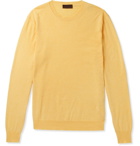 Altea - Cotton and Cashmere-Blend Sweater - Yellow