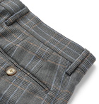 Etro - Prince of Wales Checked Wool Suit Trousers - Gray