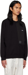 Izzue Black Pocket Sweatshirt