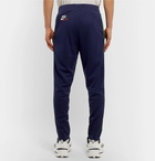 Nike - Martine Rose Tapered Striped Tech-Jersey Track Pants - Men - Midnight blue