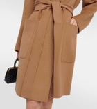 'S Max Mara Paris belted virgin wool coat