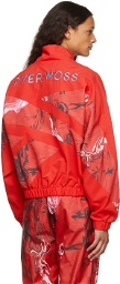 Reebok by Pyer Moss Red Windbreaker Jacket