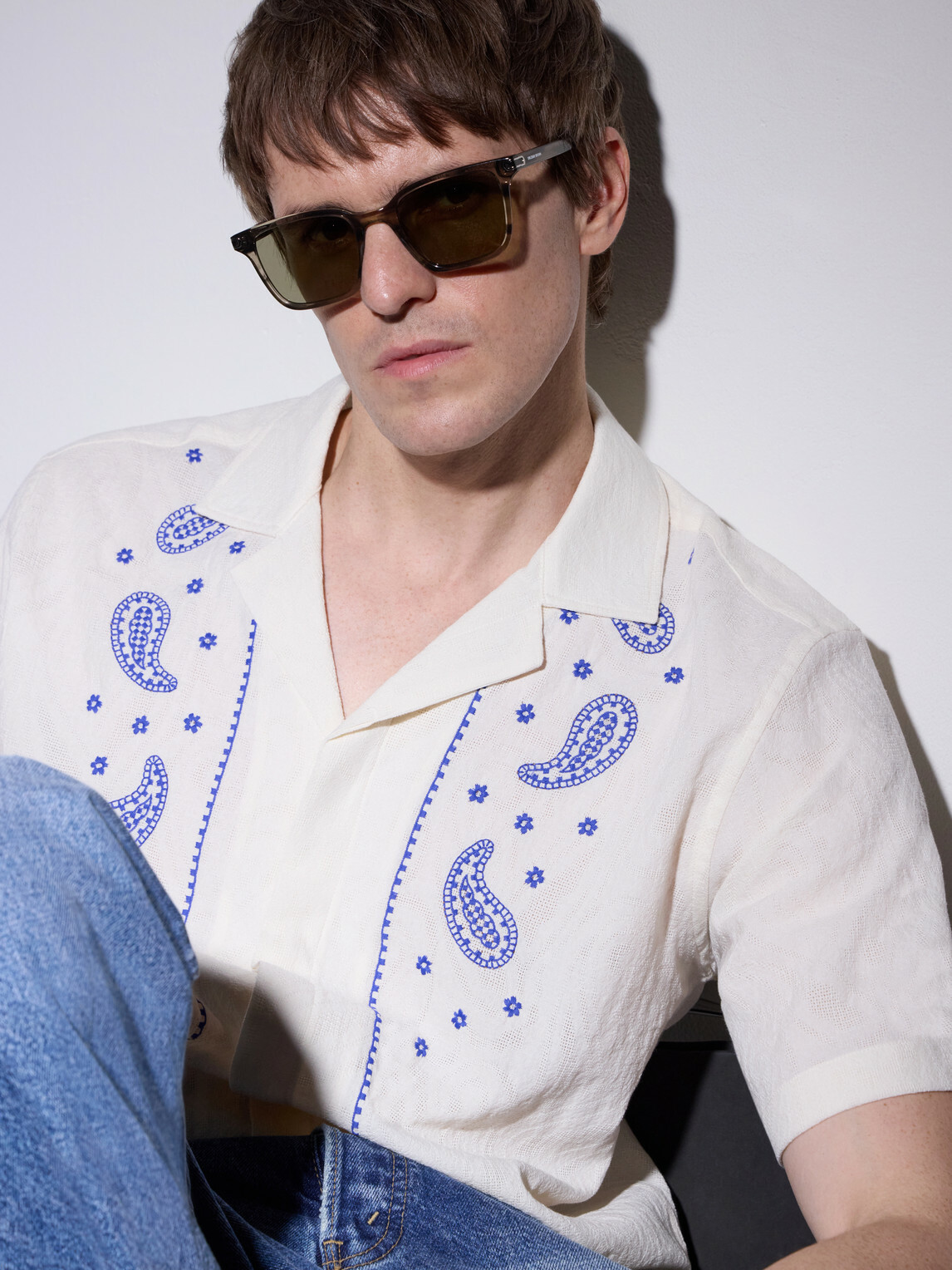 Orlebar Brown - Robbie D-Frame Acetate Sunglasses