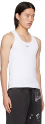 Off-White White Off Stamp Rib Tank Top