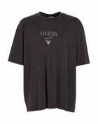 Guess Mens T-shirt Dark in Brown
