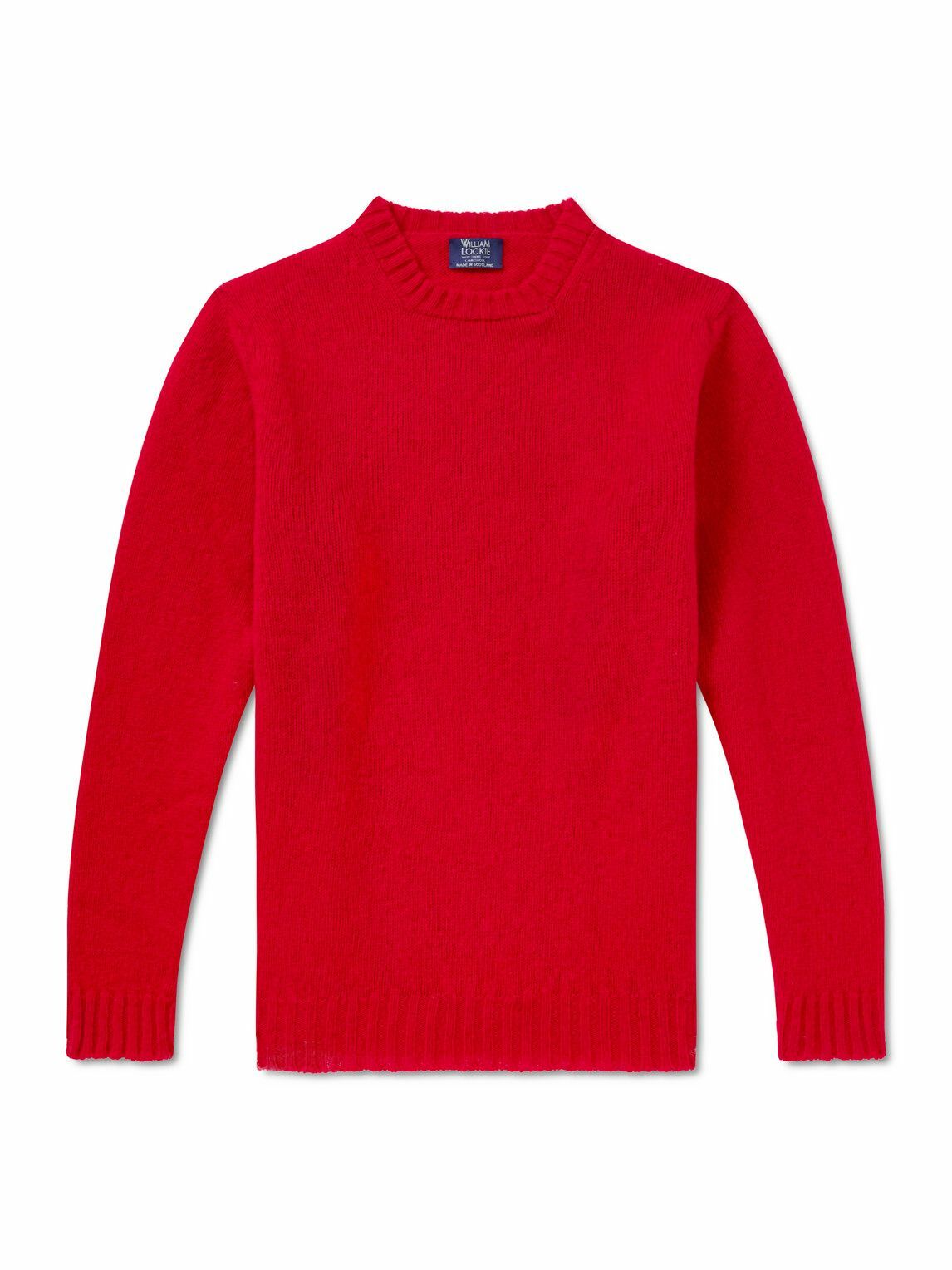 William Lockie - Virgin Wool Sweater - Red