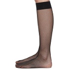 Wolford Black Twenties Knee-High Socks