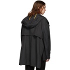 Isabel Benenato Black Oversized Rain Jacket