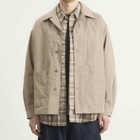 FrizmWORKS Men's Relaxed Coverall Jacket in Beige