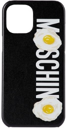 Moschino Black Logo Egg iPhone 12 Pro Max Case