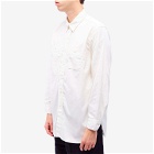 Engineered Garments Men's Work Shirt in Ivory Twill