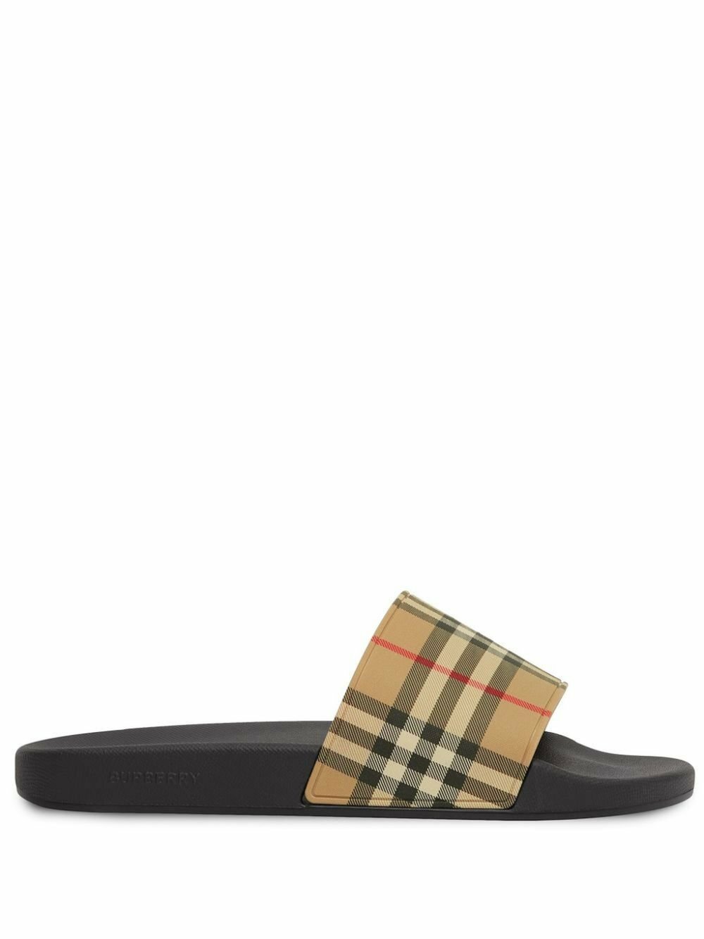 Burberry Neutral Vintage Check Slides