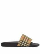 Burberry Neutral Vintage Check Slides