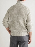 Brunello Cucinelli - Virgin Wool, Cashmere and Silk-Blend Rollneck Sweater - Neutrals