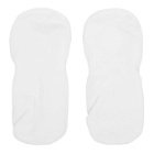 Ermenegildo Zegna Three-Pack White EZ Sockless Socks